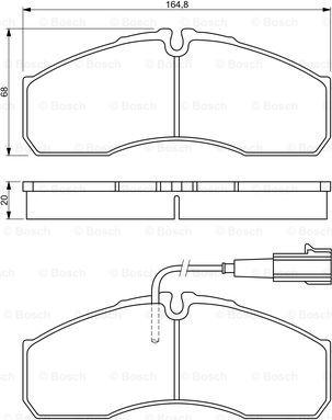 BOSCH 0 986 494 278 - Kit pastiglie freno, Freno a disco www.autoricambit.com