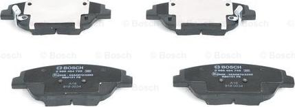 BOSCH 0 986 494 755 - Kit pastiglie freno, Freno a disco www.autoricambit.com