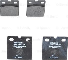 BOSCH 0 986 494 775 - Kit pastiglie freno, Freno a disco www.autoricambit.com