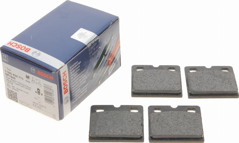 BOSCH 0 986 494 775 - Kit pastiglie freno, Freno a disco www.autoricambit.com