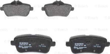 BOSCH 0 986 494 771 - Kit pastiglie freno, Freno a disco www.autoricambit.com