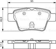 BOSCH 0 986 495 092 - Kit pastiglie freno, Freno a disco www.autoricambit.com