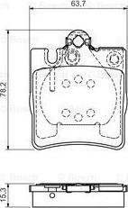 BOSCH 0 986 495 081 - Kit pastiglie freno, Freno a disco www.autoricambit.com