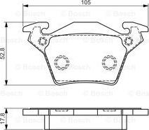 BOSCH 0 986 495 074 - Kit pastiglie freno, Freno a disco www.autoricambit.com