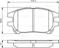 BENDIX DB1494 - Kit pastiglie freno, Freno a disco www.autoricambit.com