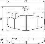 BOSCH 0 986 495 139 - Kit pastiglie freno, Freno a disco www.autoricambit.com