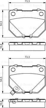 BOSCH 0 986 495 137 - Kit pastiglie freno, Freno a disco www.autoricambit.com