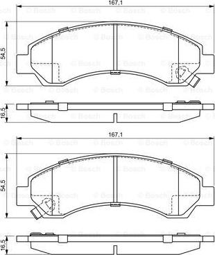 BOSCH 0 986 495 391 - Kit pastiglie freno, Freno a disco www.autoricambit.com