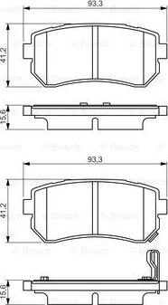 BOSCH 0 986 495 354 - Kit pastiglie freno, Freno a disco www.autoricambit.com