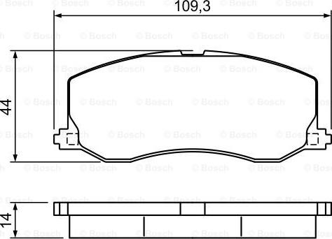 BOSCH 0 986 495 382 - Kit pastiglie freno, Freno a disco www.autoricambit.com