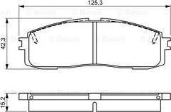 BOSCH 0 986 495 330 - Kit pastiglie freno, Freno a disco www.autoricambit.com