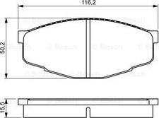 BOSCH 0 986 495 331 - Kit pastiglie freno, Freno a disco www.autoricambit.com