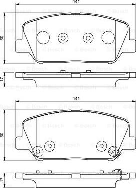 BOSCH 0 986 495 337 - Kit pastiglie freno, Freno a disco www.autoricambit.com