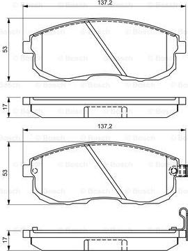 BOSCH 0 986 495 328 - Kit pastiglie freno, Freno a disco www.autoricambit.com