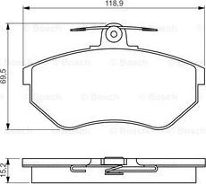 HELLA 8DB 355 017-641 - Kit pastiglie freno, Freno a disco www.autoricambit.com