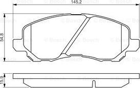 BOSCH 0 986 495 253 - Kit pastiglie freno, Freno a disco www.autoricambit.com