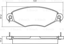 BOSCH 0 986 495 260 - Kit pastiglie freno, Freno a disco www.autoricambit.com