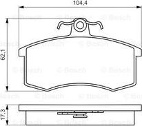 BOSCH 0 986 495 214 - Kit pastiglie freno, Freno a disco www.autoricambit.com