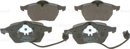 BOSCH 0 986 495 232 - Kit pastiglie freno, Freno a disco www.autoricambit.com