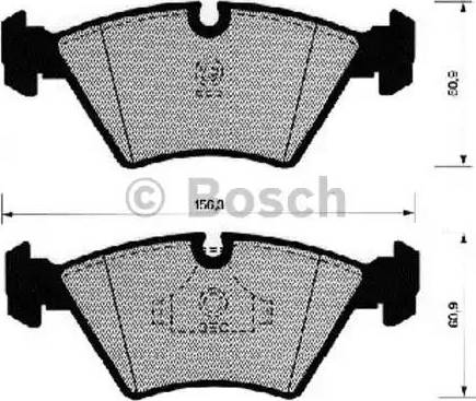 BOSCH 0 986 490 641 - Kit pastiglie freno, Freno a disco www.autoricambit.com