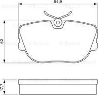 ATE 602811 - Kit pastiglie freno, Freno a disco www.autoricambit.com