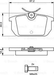 BOSCH 0 986 491 030 - Kit pastiglie freno, Freno a disco www.autoricambit.com