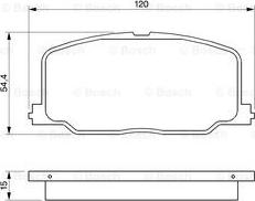 BOSCH 0 986 493 720 - Kit pastiglie freno, Freno a disco www.autoricambit.com