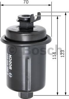 BOSCH 0 986 450 624 - Filtro carburante www.autoricambit.com