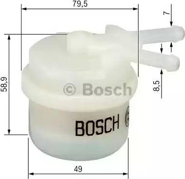 BOSCH 0 986 450 039 - Filtro carburante www.autoricambit.com