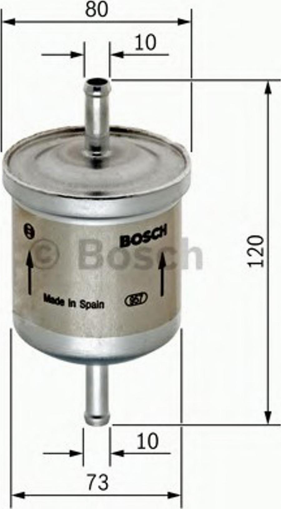 BOSCH 0 986 450 150 - Filtro carburante www.autoricambit.com