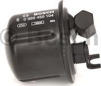 BOSCH 0 986 450 104 - Filtro carburante www.autoricambit.com