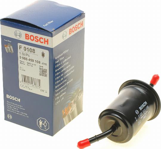 BOSCH 0 986 450 108 - Filtro carburante www.autoricambit.com