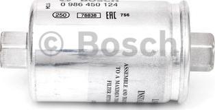 BOSCH 0 986 450 124 - Filtro carburante www.autoricambit.com