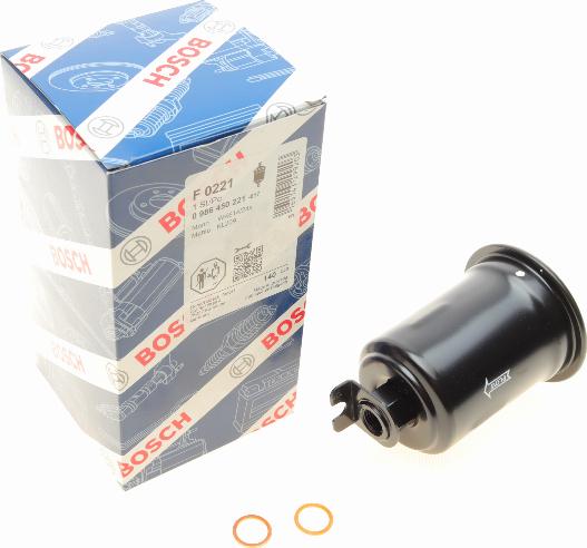 BOSCH 0 986 450 221 - Filtro carburante www.autoricambit.com