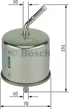 BOSCH 0 986 450 222 - Filtro carburante www.autoricambit.com