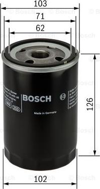 BOSCH 0 986 452 042 - Filtro olio www.autoricambit.com