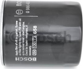 BOSCH 0 986 452 066 - Filtro olio www.autoricambit.com