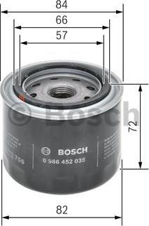 BOSCH 0 986 452 035 - Filtro olio www.autoricambit.com