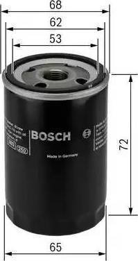 BOSCH 0 986 452 928 - Filtro olio www.autoricambit.com