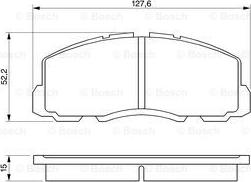 BOSCH 0 986 469 550 - Kit pastiglie freno, Freno a disco www.autoricambit.com