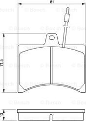 BOSCH 0 986 465 941 - Kit pastiglie freno, Freno a disco www.autoricambit.com