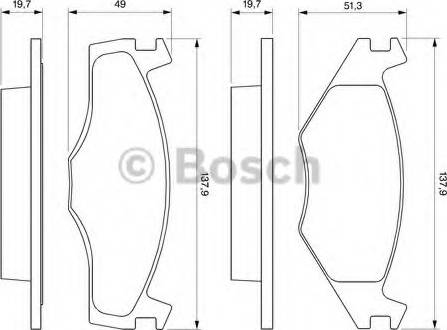 BOSCH 0 986 465 961 - Kit pastiglie freno, Freno a disco www.autoricambit.com