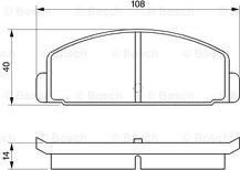 BOSCH 0 986 465 931 - Kit pastiglie freno, Freno a disco www.autoricambit.com