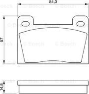 BOSCH 0 986 465 610 - Kit pastiglie freno, Freno a disco www.autoricambit.com