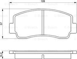 BOSCH 0 986 465 111 - Kit pastiglie freno, Freno a disco www.autoricambit.com