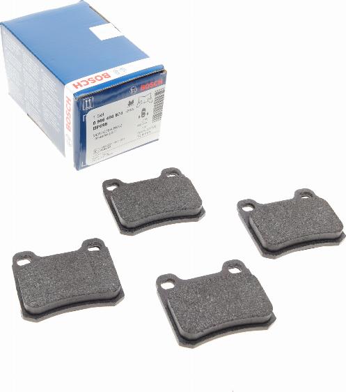 BOSCH 0 986 466 874 - Kit pastiglie freno, Freno a disco www.autoricambit.com