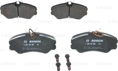 BOSCH 0 986 460 998 - Kit pastiglie freno, Freno a disco www.autoricambit.com