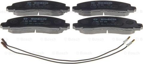 BOSCH 0 986 460 946 - Kit pastiglie freno, Freno a disco www.autoricambit.com