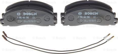 BOSCH 0 986 460 946 - Kit pastiglie freno, Freno a disco www.autoricambit.com