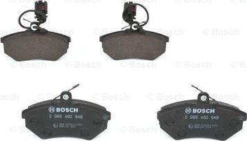 BOSCH 0 986 460 948 - Kit pastiglie freno, Freno a disco www.autoricambit.com